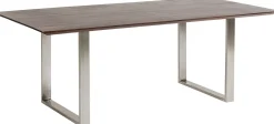 Sale KARE Design Stół Symphony Walnut 200x100 cm akacja nogi chromowe - KARE