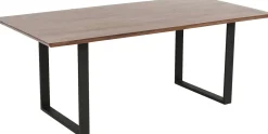 Outlet KARE Design Stół Symphony Walnut 200x100 cm akacja nogi stalowe - KARE