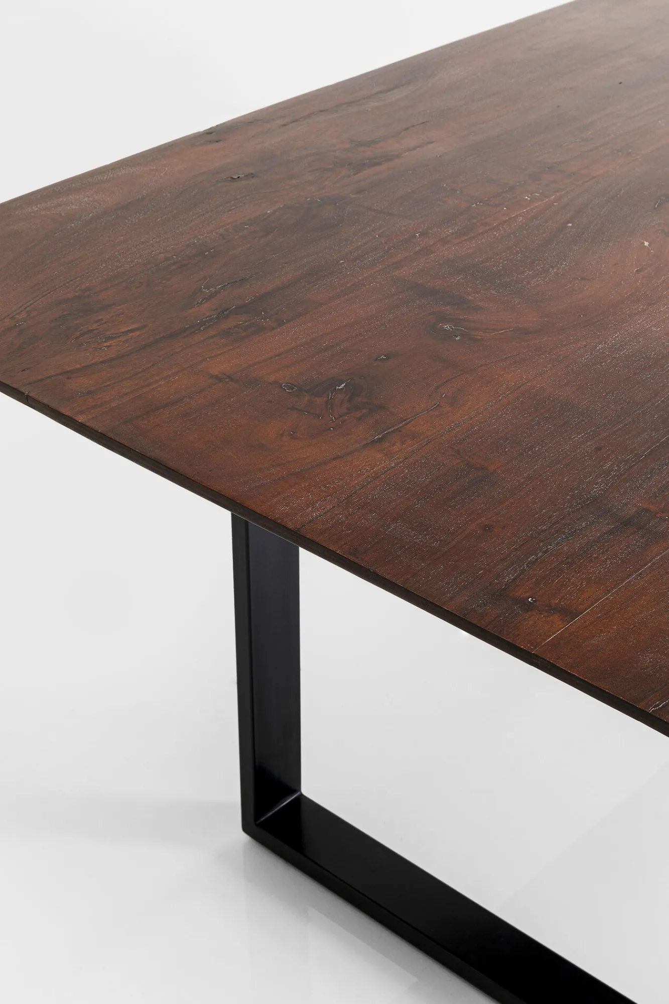 Sale KARE Design Stół Symphony Walnut 180x90 cm akacja nogi czarne - KARE