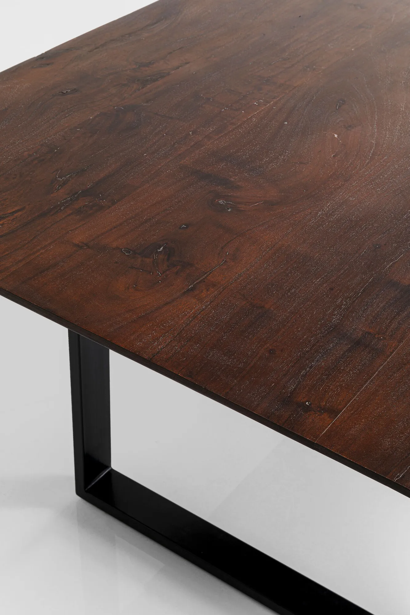 Sale KARE Design Stół Symphony Walnut 180x90 cm akacja nogi czarne - KARE