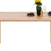 Hot KARE Design Stół Symphony 160x80 cm akacja - nogi złote - KARE