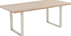 Clearance KARE Design Stół Symphony 160x80 cm akacja nogi srebrne - KARE