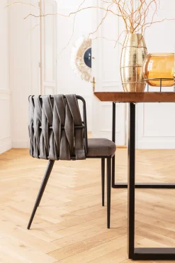 Sale KARE Design Stół Symphony 160x80 cm akacja nogi czarne - KARE