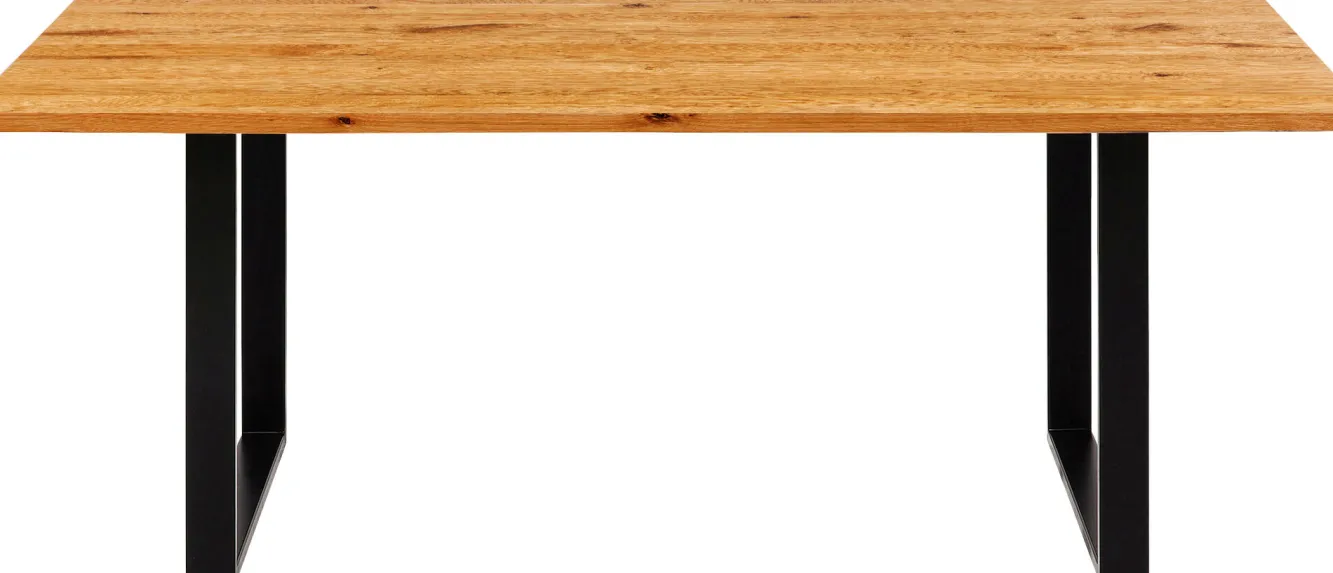 Sale KARE Design Stół Symphony 200x100 cm dąb - nogi czarne - KARE