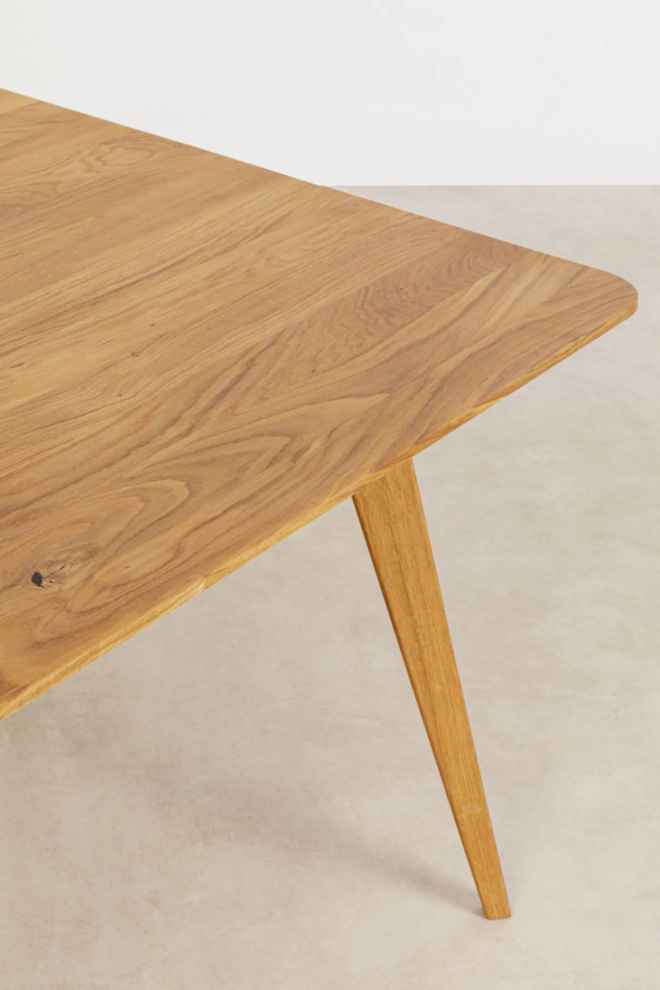 Fashion KARE Design Stół z drewna dębowego blat prostokątny 140x90 cm - KARE