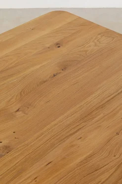 Fashion KARE Design Stół z drewna dębowego blat prostokątny 140x90 cm - KARE