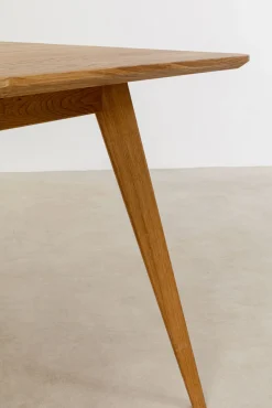 Fashion KARE Design Stół z drewna dębowego blat prostokątny 140x90 cm - KARE