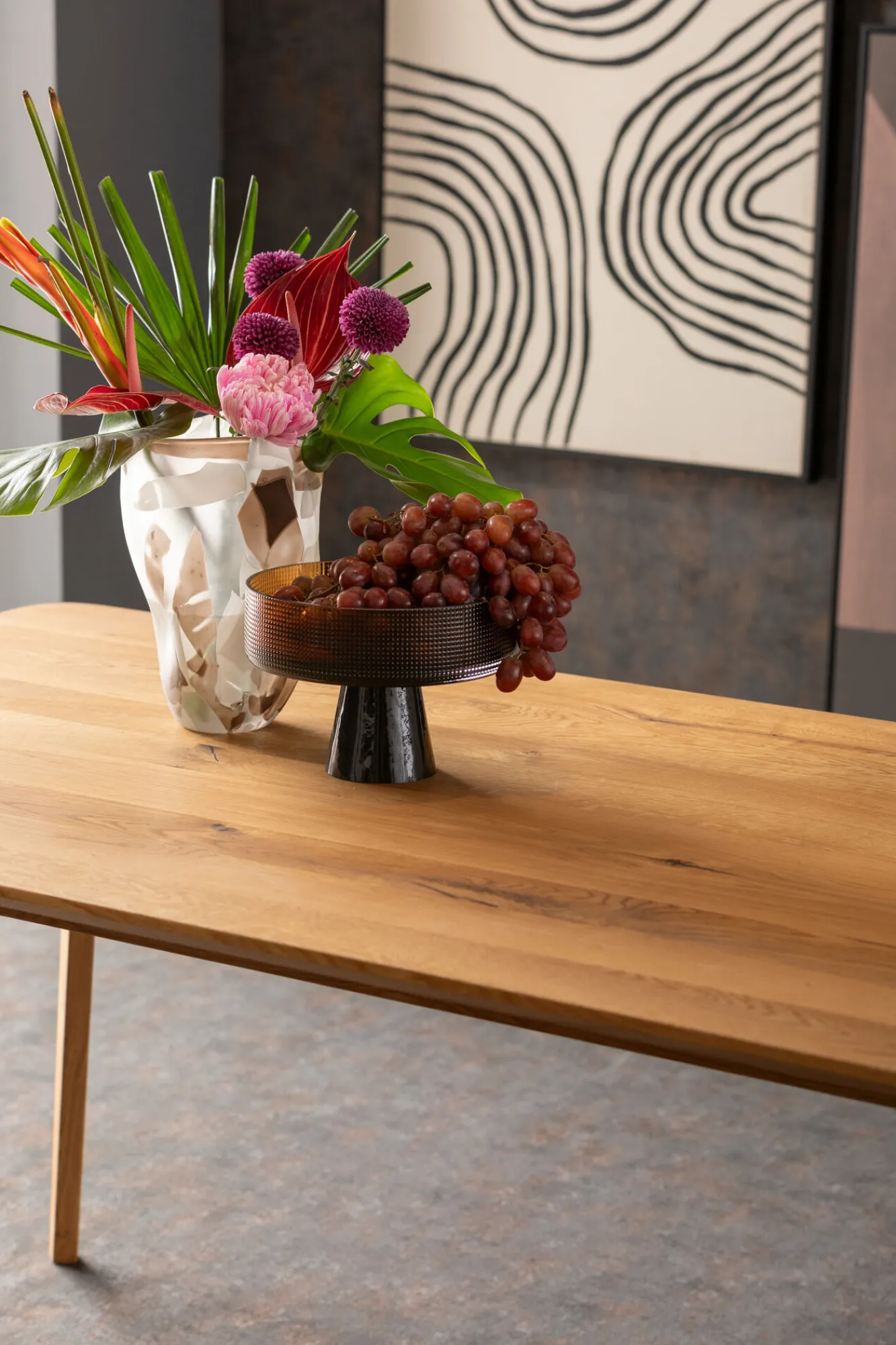 New KARE Design Stół z drewna dębowego blat prostokątny 180x90 cm - KARE