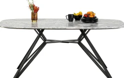 Fashion KARE Design Stół z granitowym blatem i czarnymi stalowymi nogami 180x90 cm - KARE