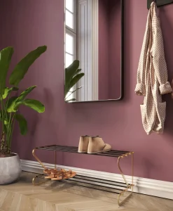 Discount KARE Design Stojak na buty Walk 84x34 cm czarno-złoty - KARE