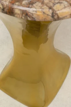 New KARE Design Stolik Alerio 45x55 cm - blat marmur - KARE