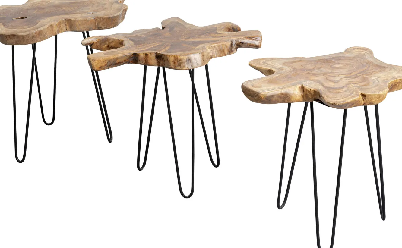 Outlet KARE Design Stolik Aspen 50x50 cm naturalny - KARE