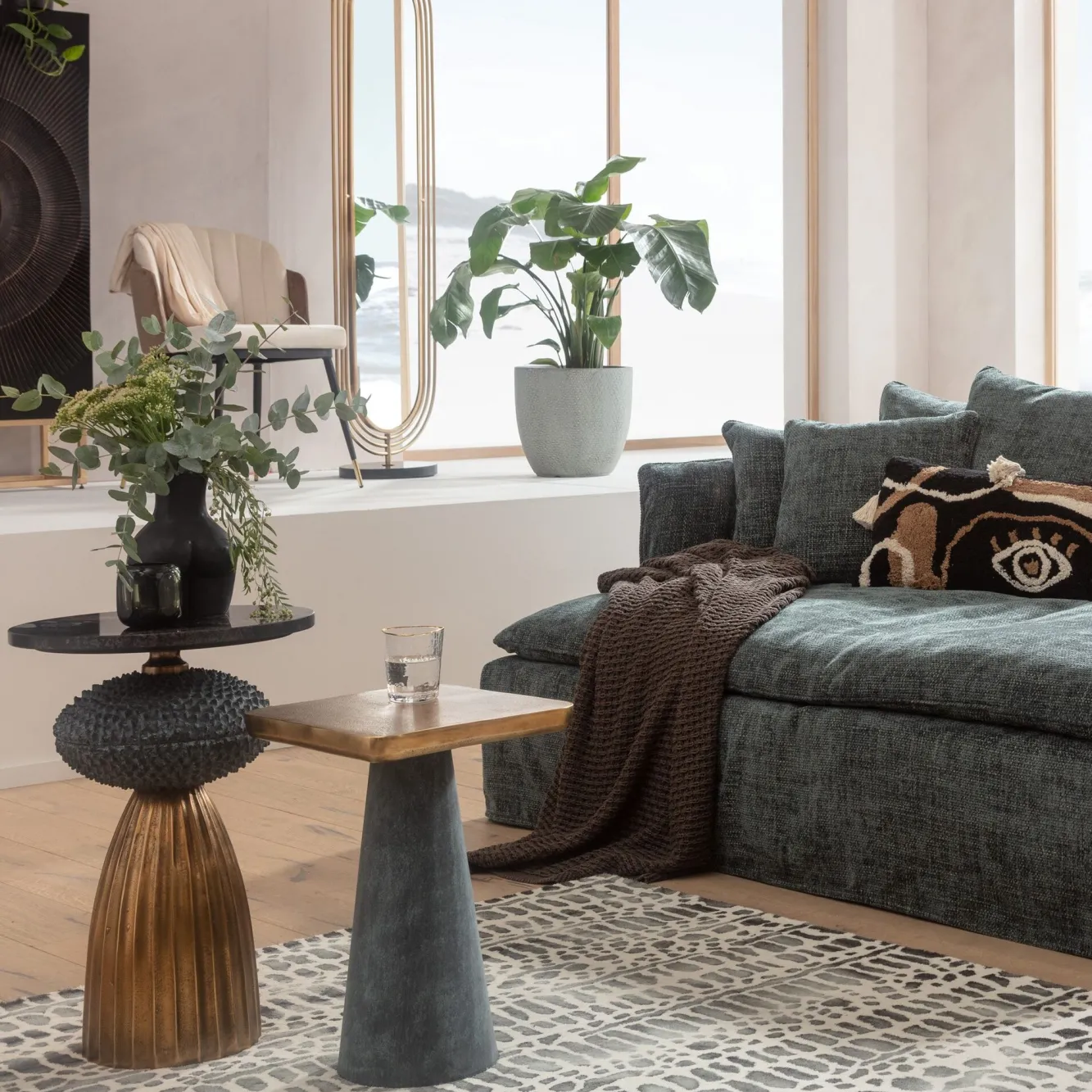 Online KARE Design Stolik Cora 35x35 cm aluminium - KARE