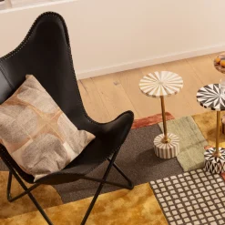 Hot KARE Design Stolik Domero Cirque Ø25xH50 cm biało-złoty - KARE