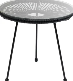 Sale KARE Design Stolik kawowy Acapulco ∅50 cm czarny - KARE