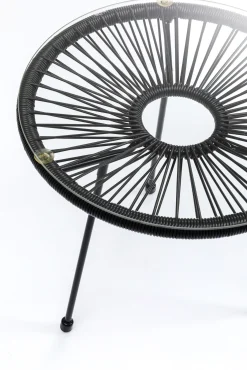 Sale KARE Design Stolik kawowy Acapulco ∅50 cm czarny - KARE