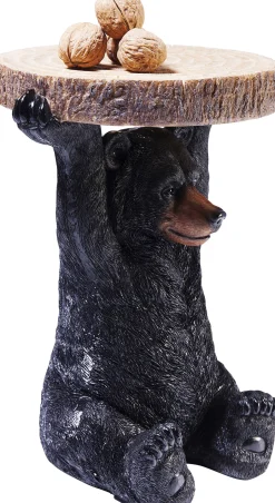 Best KARE Design Stolik kawowy Animal Mini Bear 25x36 cm czarny - KARE