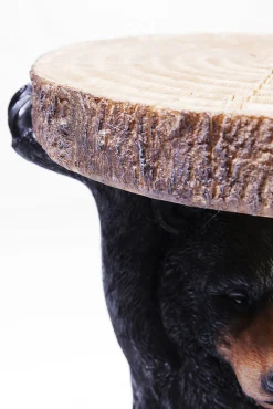 Best KARE Design Stolik kawowy Animal Mini Bear 25x36 cm czarny - KARE