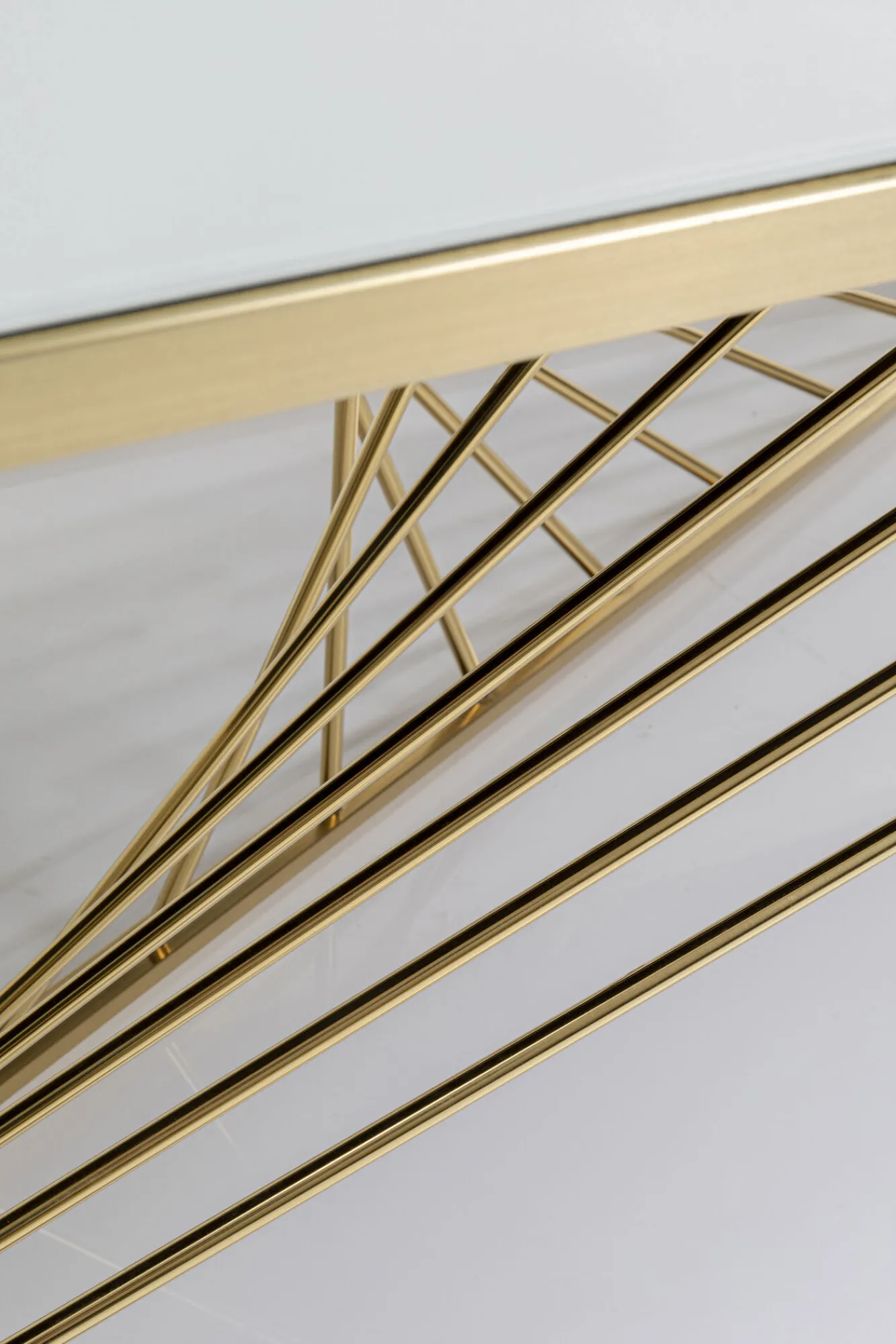 Best KARE Design Stolik kawowy Art Marble 140x70 cm blat szklany - KARE