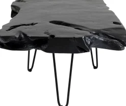 Sale KARE Design Stolik kawowy Aspen 100x40 cm czarny - KARE