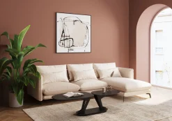 Discount KARE Design Stolik kawowy blaty szklane obrotowy czarny 150x58 cm - KARE