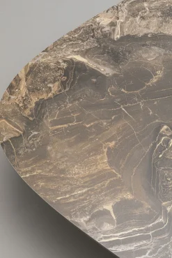 Hot KARE Design Stolik kawowy brązowy blat kamionkowy podstawa stalowa 150x86 cm - KARE