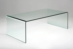 Fashion KARE Design Stolik kawowy Clear Club 120x60 cm ciemnoszary transparentny - KARE