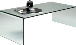 Fashion KARE Design Stolik kawowy Clear Club 120x60 cm ciemnoszary transparentny - KARE