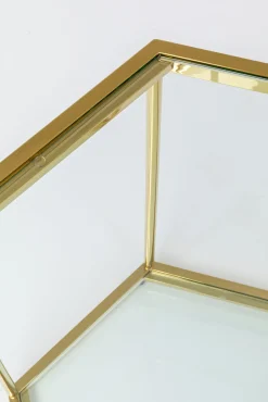 Sale KARE Design Stolik kawowy Comb 55x55 cm złoty - KARE