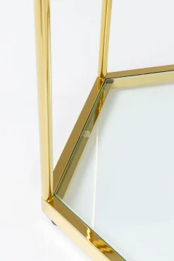 Sale KARE Design Stolik kawowy Comb 55x55 cm złoty - KARE