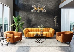 New KARE Design Stolik kawowy Cristallo 80x80 cm czarny - blat szklany - KARE