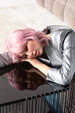 Best KARE Design Stolik kawowy czarny szkło i rama stalowa 120x60 cm - KARE