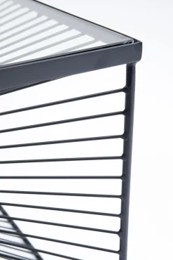 Best KARE Design Stolik kawowy Dimension 80x80 cm czarny - KARE