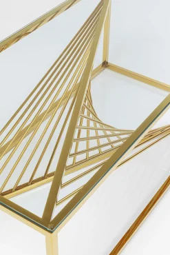 New KARE Design Stolik kawowy Laser 120x60 cm złoty - KARE