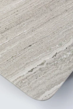 Online KARE Design Stolik kawowy loft marmur i ciemnoszare aluminium 142x70 cm - KARE