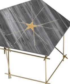 Best KARE Design Stolik kawowy Mystic Pentagon 66x62 cm blat marmur - KARE