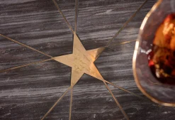 Best KARE Design Stolik kawowy Mystic Pentagon 66x62 cm blat marmur - KARE