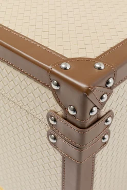 Clearance KARE Design Stolik kawowy na kółkach rozkładany tapicerowany 120x75 cm - KARE