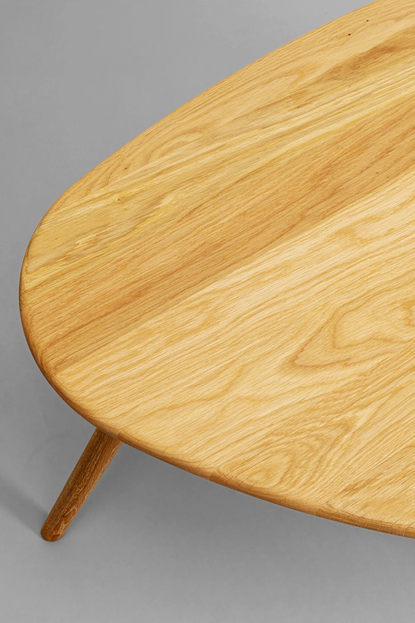 Best KARE Design Stolik kawowy naturalny z drewna dębowego 90x62 cm - KARE