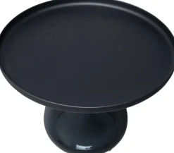 Online KARE Design Stolik kawowy okrągły stal czarna i szkło przydymione Ø60 cm - KARE