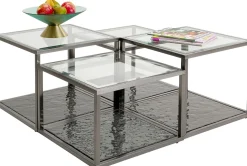 Best KARE Design Stolik kawowy Orion Graphite (4-szt) - KARE