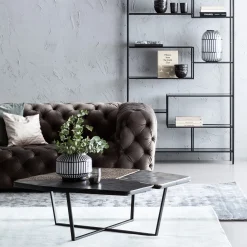 Fashion KARE Design Stolik kawowy Patches 103x102 cm kolorowy - KARE