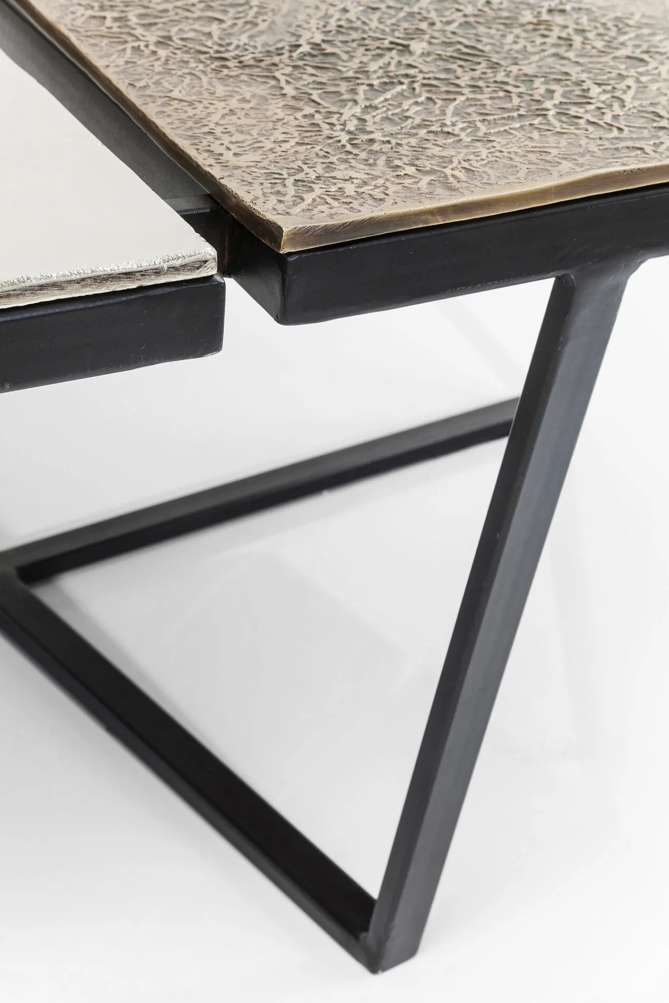 Fashion KARE Design Stolik kawowy Patches 103x102 cm kolorowy - KARE