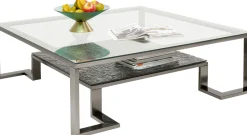 Hot KARE Design Stolik kawowy Rush Graphite 120x120cm - KARE