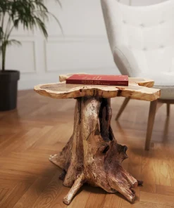 Sale KARE Design Stolik kawowy Tree 50x50 cm drewniany - KARE