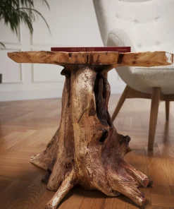 Sale KARE Design Stolik kawowy Tree 50x50 cm drewniany - KARE