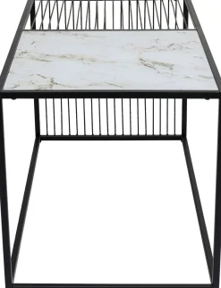 Sale KARE Design Stolik kawowy Twice 100x50 cm czarny - blat szklany - KARE