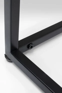 Sale KARE Design Stolik kawowy Twice 100x50 cm czarny - blat szklany - KARE