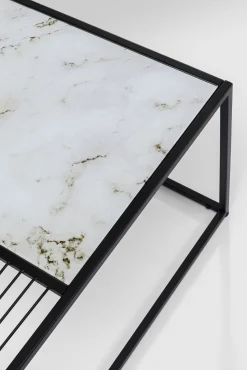 Sale KARE Design Stolik kawowy Twice 80x80 cm - blat szklany - KARE