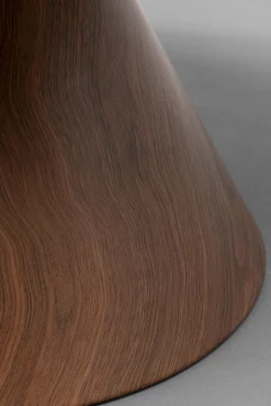 Sale KARE Design Stolik kawowy z fornirowanym blatem brązowy Ø70 cm - KARE